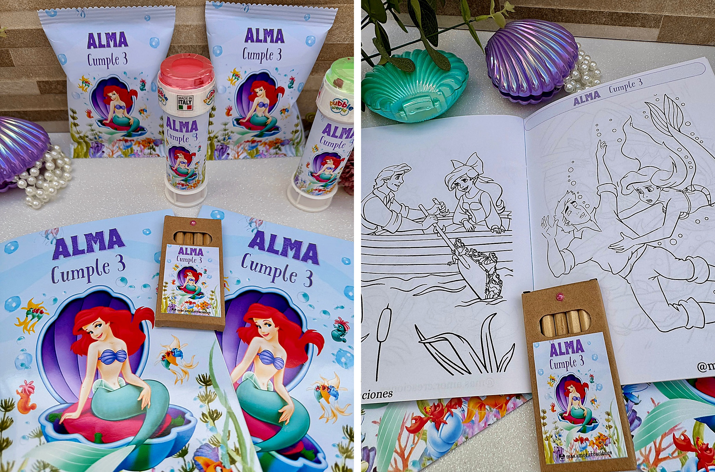 Pack Librito para colorear (colores incluidos)